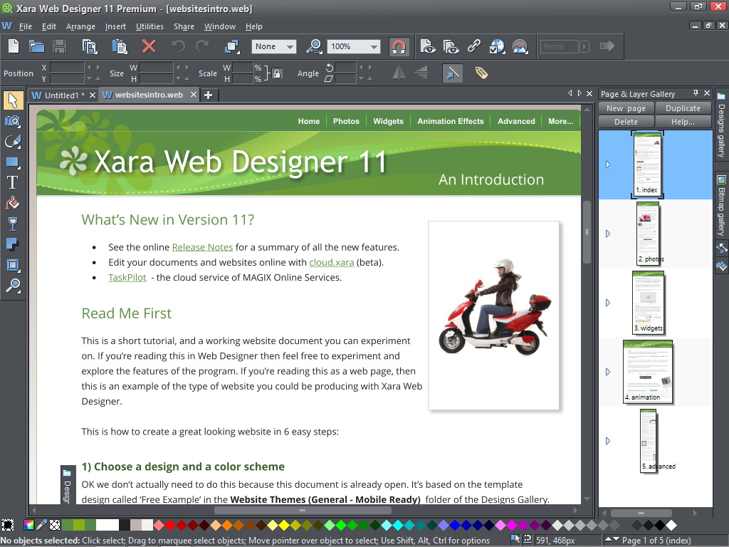program like xaraweb editor for mac